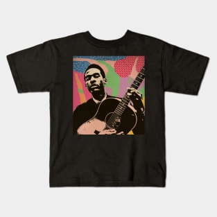 Vintage Poster - Leon Bridges Style Kids T-Shirt